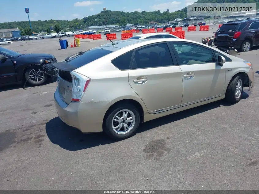 2010 Toyota Prius Ii VIN: JTDKN3DU1A0212335 Lot: 45614815