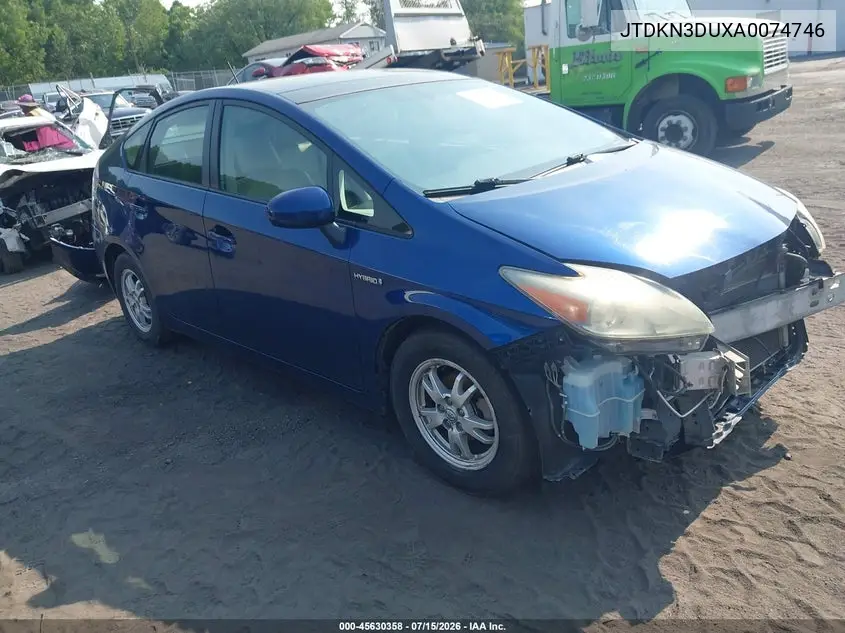 2010 Toyota Prius Iv VIN: JTDKN3DUXA0074746 Lot: 45630358