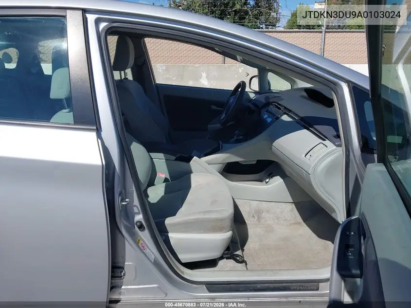 2010 Toyota Prius Ii VIN: JTDKN3DU9A0103024 Lot: 45670883