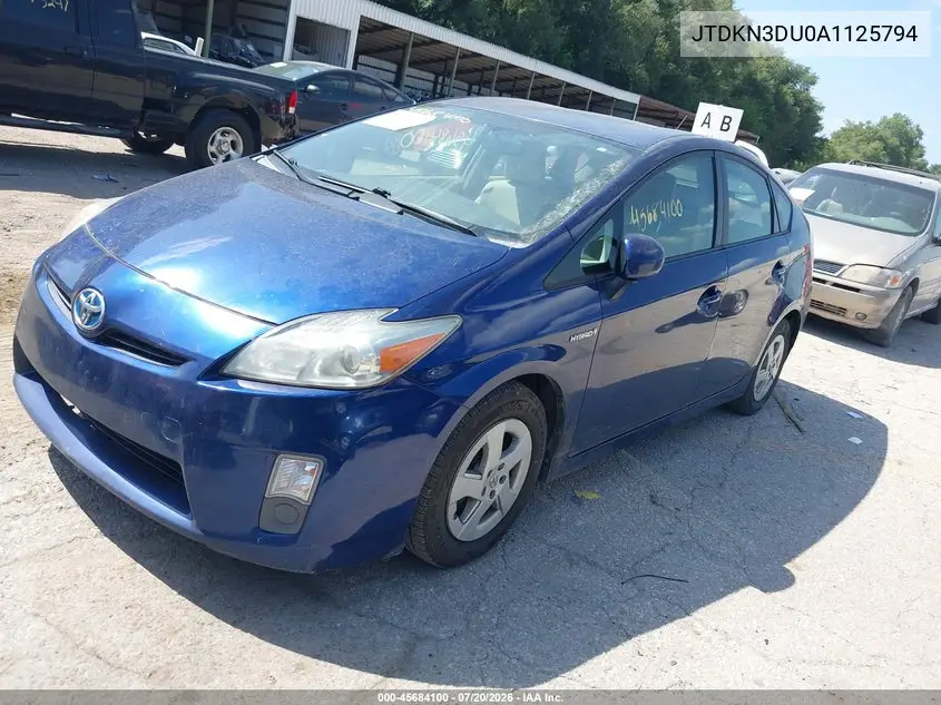 2010 Toyota Prius Iii VIN: JTDKN3DU0A1125794 Lot: 45684100
