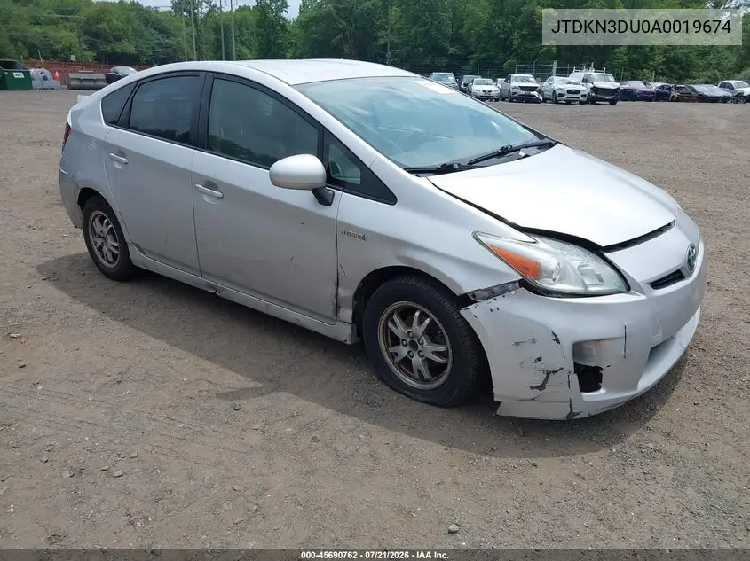 2010 Toyota Prius Ii VIN: JTDKN3DU0A0019674 Lot: 45690762