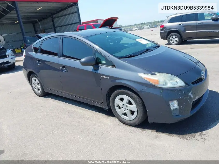 JTDKN3DU9B5339984 2011 Toyota Prius Three
