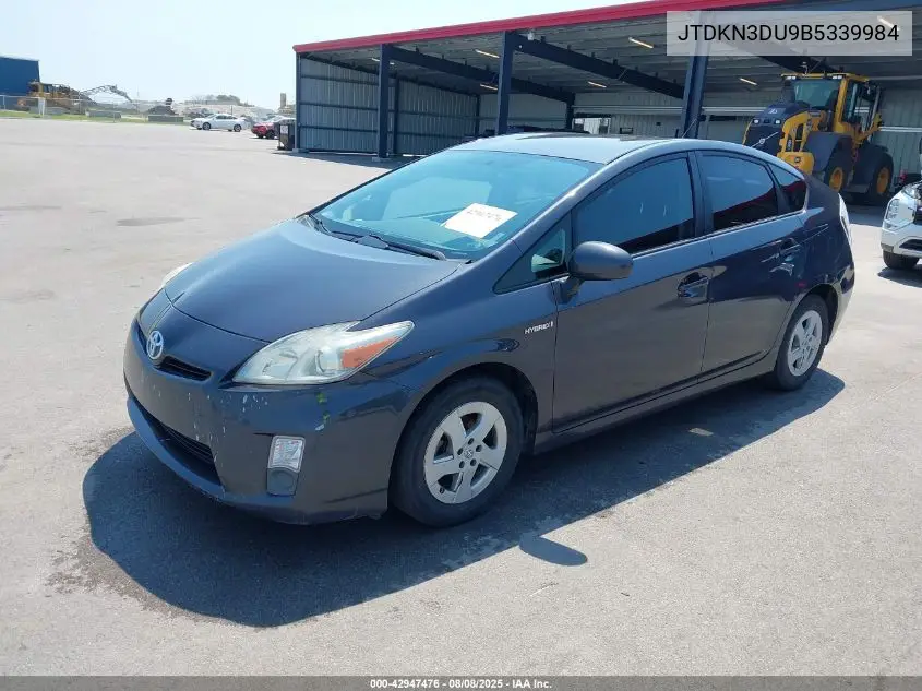 JTDKN3DU9B5339984 2011 Toyota Prius Three