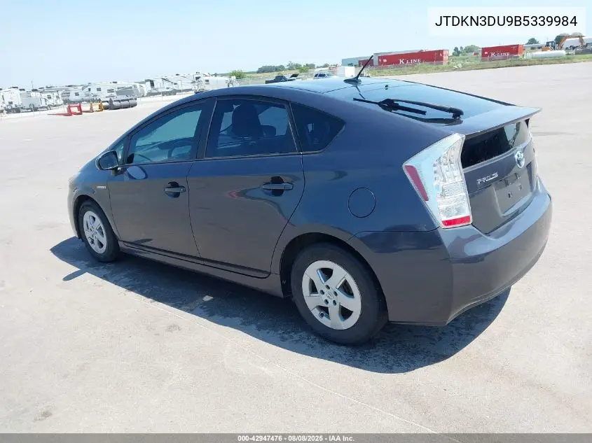 JTDKN3DU9B5339984 2011 Toyota Prius Three