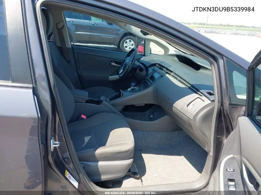 JTDKN3DU9B5339984 2011 Toyota Prius Three