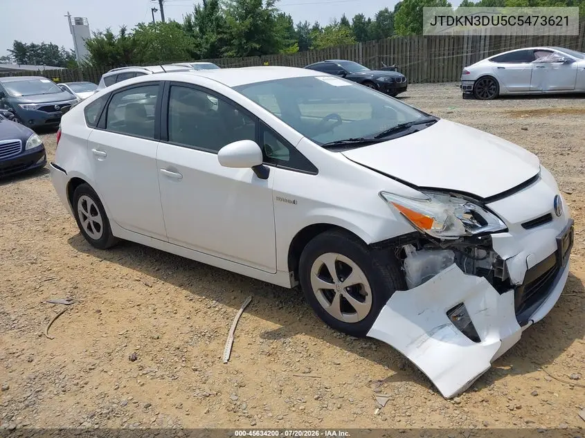 2012 Toyota Prius VIN: JTDKN3DU5C5473621 Lot: 45634200