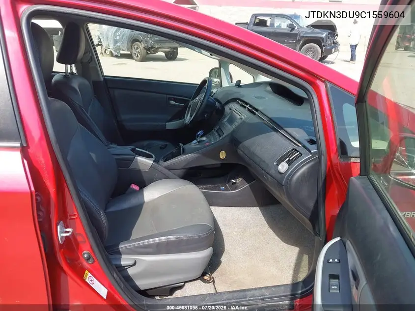 2012 Toyota Prius Four VIN: JTDKN3DU9C1559604 Lot: 45681096