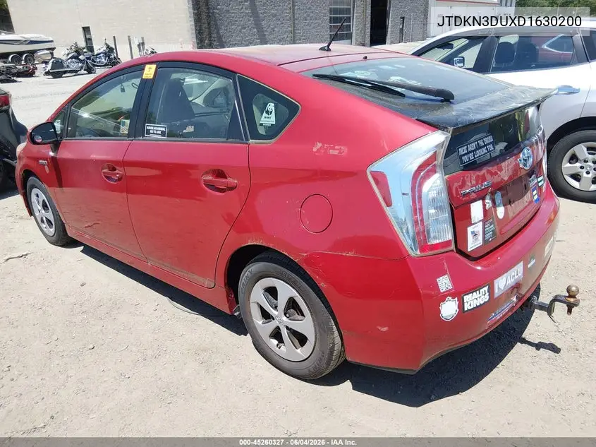 2013 Toyota Prius Two VIN: JTDKN3DUXD1630200 Lot: 45260327