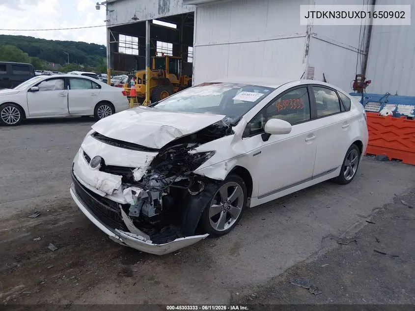 2013 Toyota Prius Three Se VIN: JTDKN3DUXD1650902 Lot: 45303333