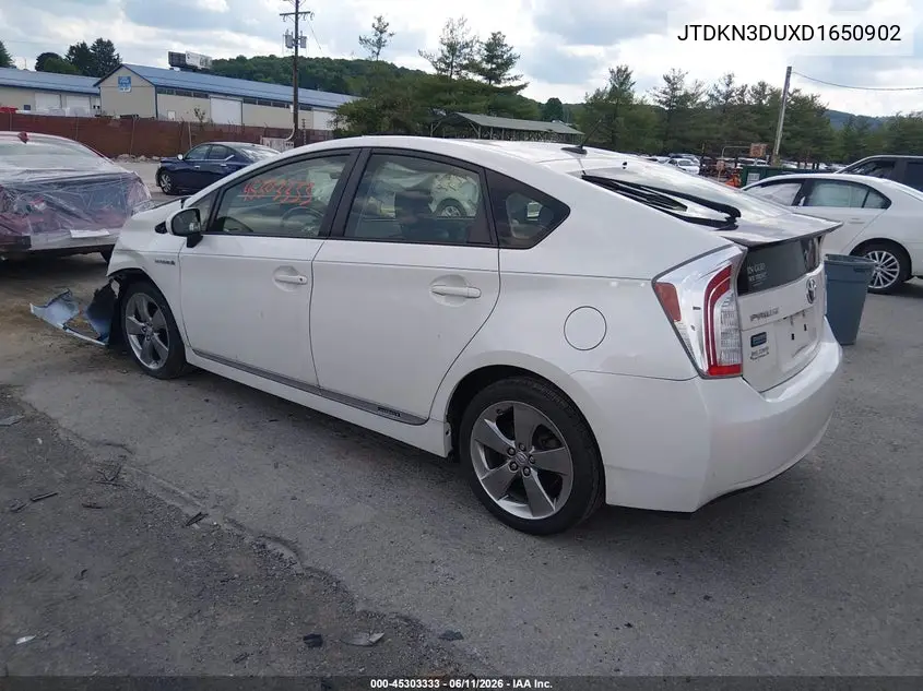 2013 Toyota Prius Three Se VIN: JTDKN3DUXD1650902 Lot: 45303333