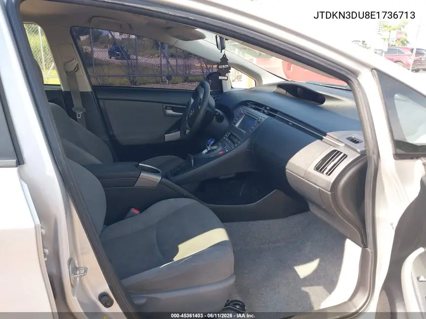2014 Toyota Prius Two VIN: JTDKN3DU8E1736713 Lot: 45361403