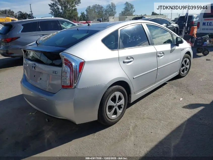 JTDKN3DU9F0395944 2015 Toyota Prius