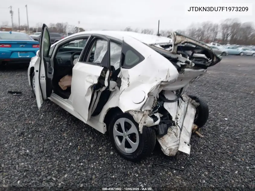 JTDKN3DU7F1973209 2015 Toyota Prius Three