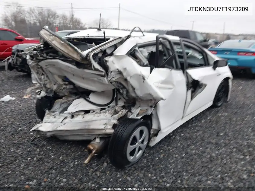 JTDKN3DU7F1973209 2015 Toyota Prius Three