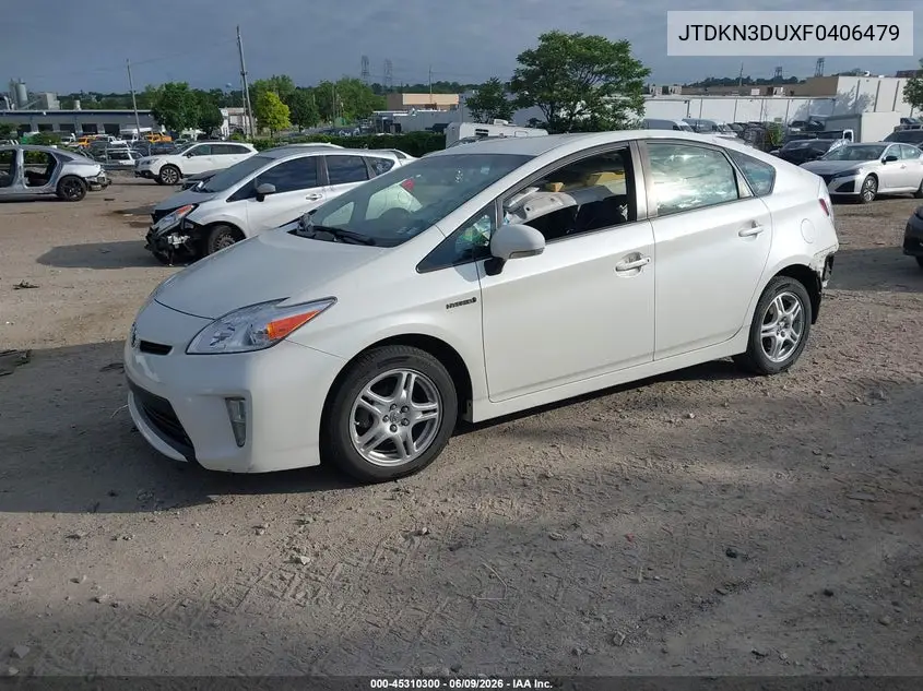 2015 Toyota Prius Persona Series Special Edition VIN: JTDKN3DUXF0406479 Lot: 45310300