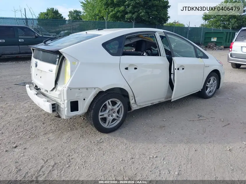 2015 Toyota Prius Persona Series Special Edition VIN: JTDKN3DUXF0406479 Lot: 45310300