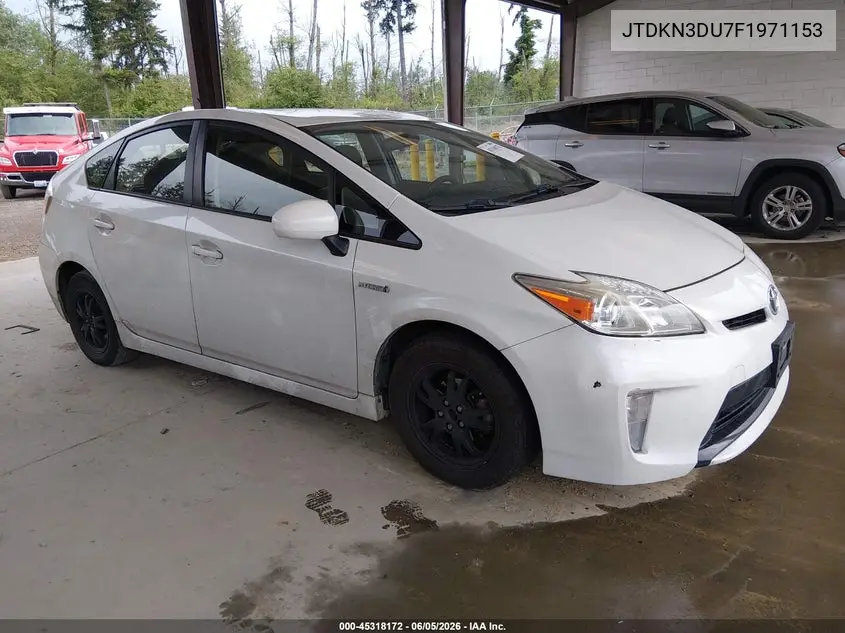 JTDKN3DU7F1971153 2015 Toyota Prius Two