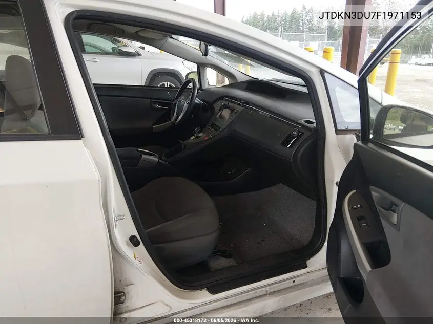 JTDKN3DU7F1971153 2015 Toyota Prius Two