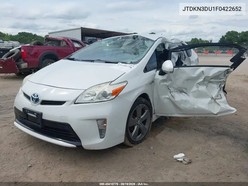 2015 Toyota Prius Persona Series Special Edition VIN: JTDKN3DU1F0422652 Lot: 45410776