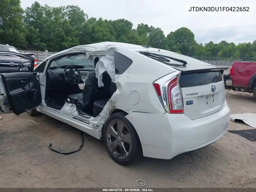2015 Toyota Prius Persona Series Special Edition VIN: JTDKN3DU1F0422652 Lot: 45410776