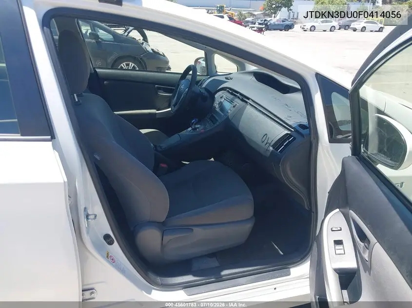 2015 Toyota Prius Two VIN: JTDKN3DU0F0414056 Lot: 45601783