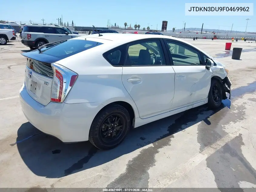 2015 Toyota Prius Two VIN: JTDKN3DU9F0469962 Lot: 45671801