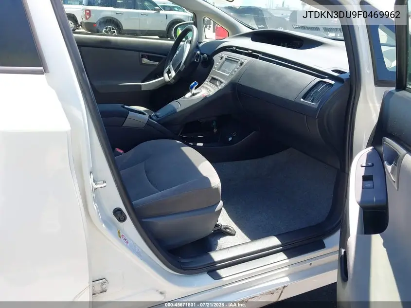 2015 Toyota Prius Two VIN: JTDKN3DU9F0469962 Lot: 45671801