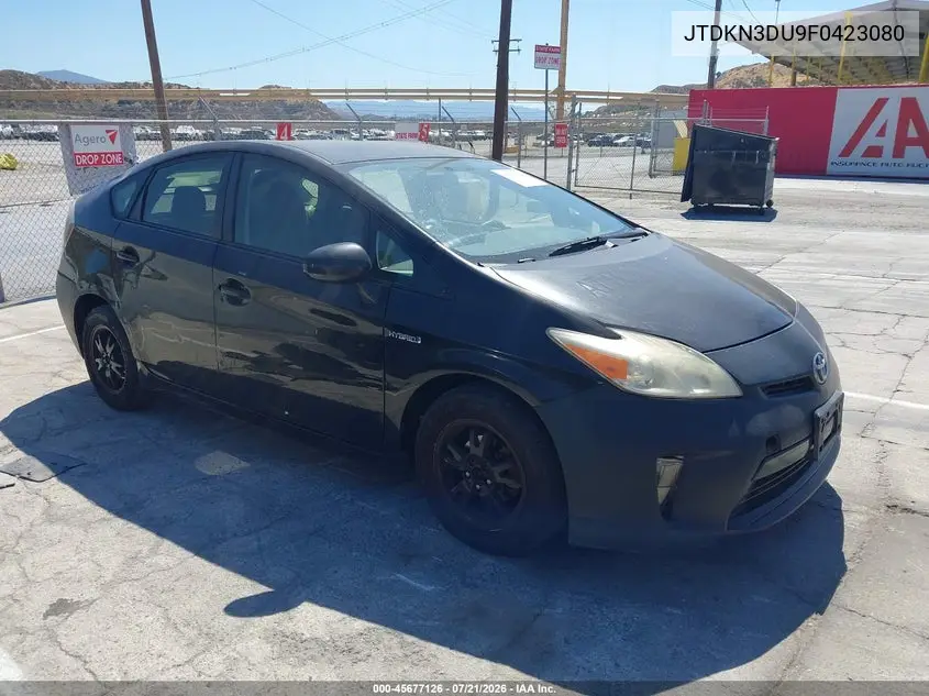 2015 Toyota Prius Two VIN: JTDKN3DU9F0423080 Lot: 45677126