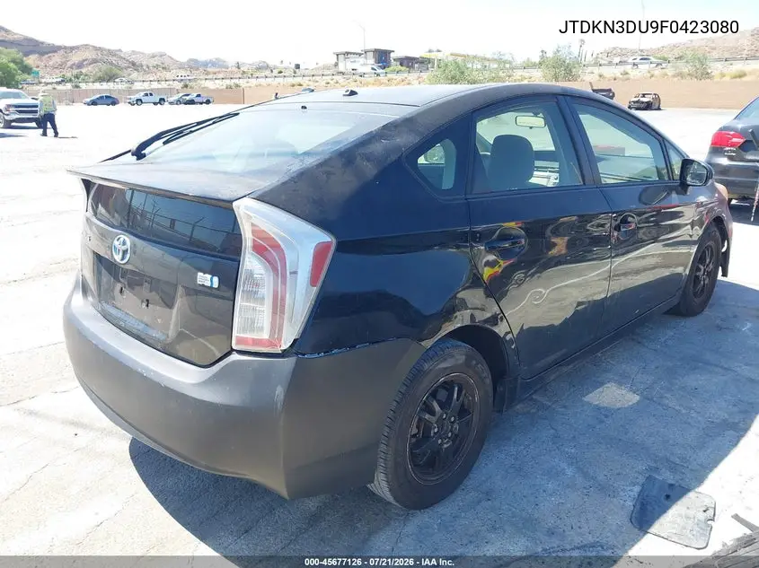 2015 Toyota Prius Two VIN: JTDKN3DU9F0423080 Lot: 45677126