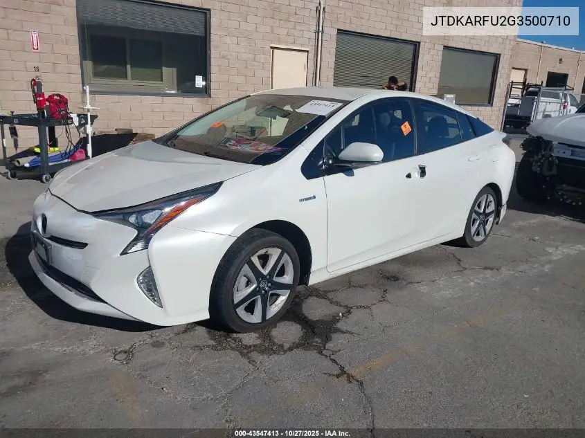JTDKARFU2G3500710 2016 Toyota Prius Three Touring