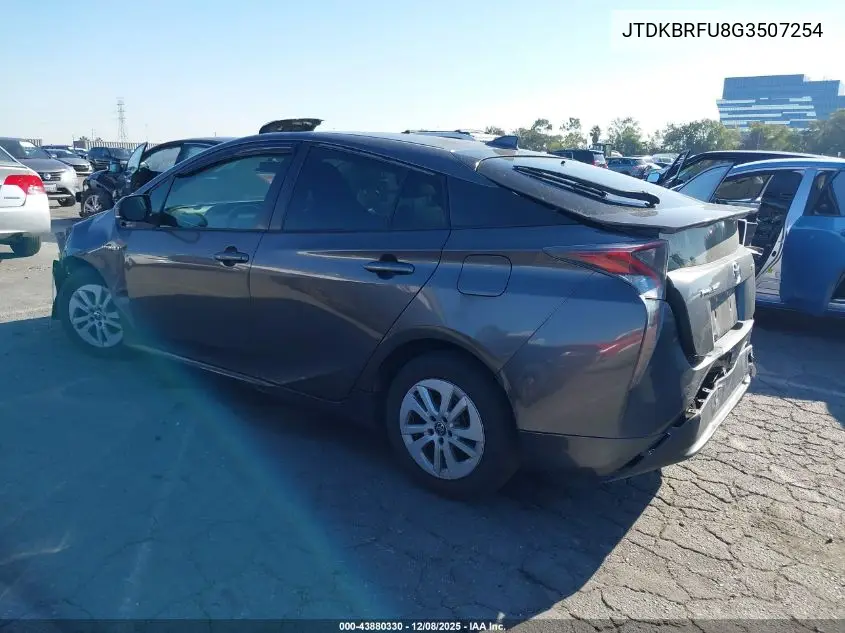 JTDKBRFU8G3507254 2016 Toyota Prius Two