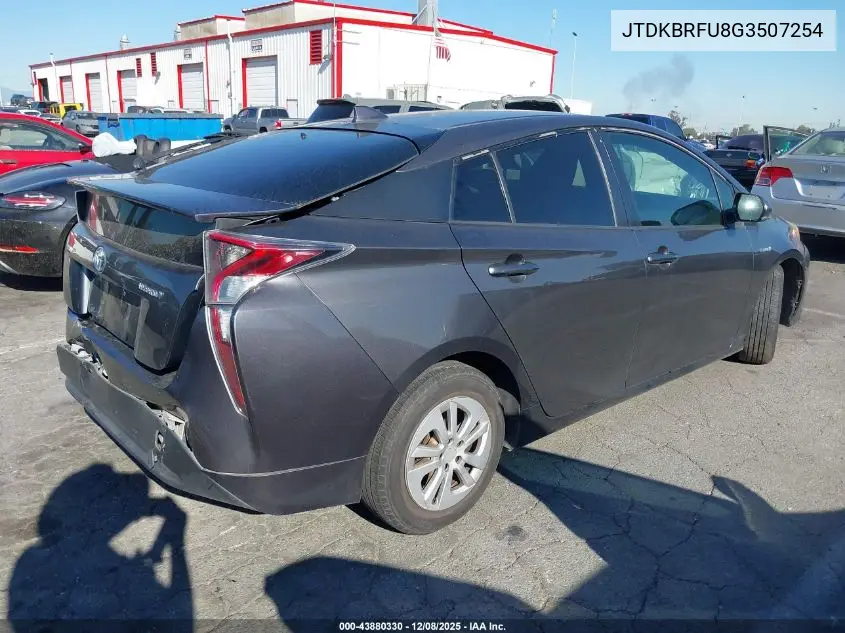 JTDKBRFU8G3507254 2016 Toyota Prius Two
