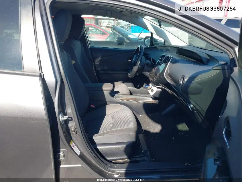 JTDKBRFU8G3507254 2016 Toyota Prius Two