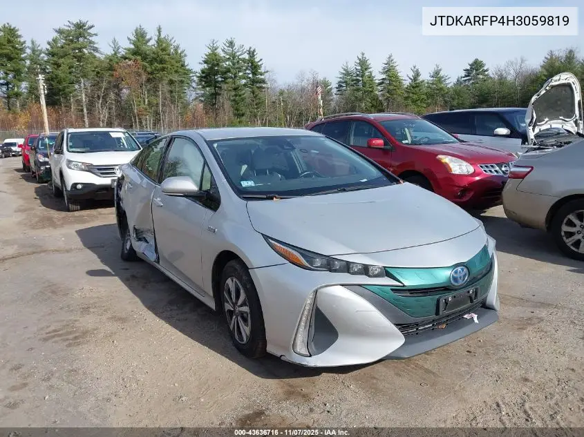 JTDKARFP4H3059819 2017 Toyota Prius Prime Plus