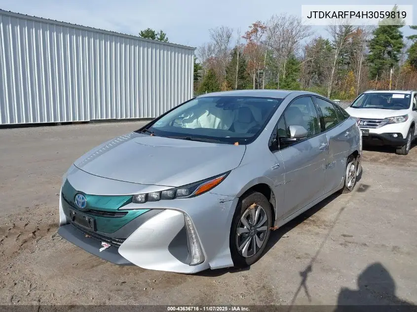 JTDKARFP4H3059819 2017 Toyota Prius Prime Plus