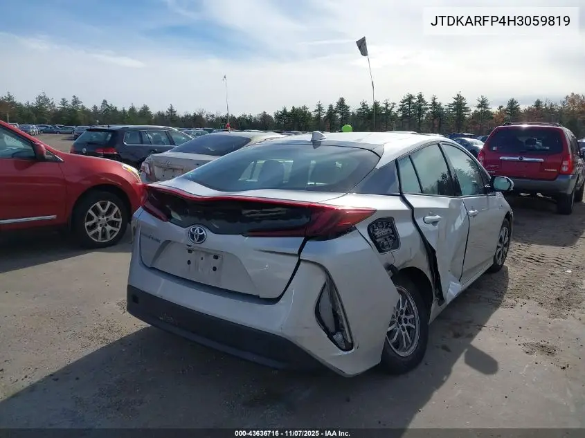 JTDKARFP4H3059819 2017 Toyota Prius Prime Plus