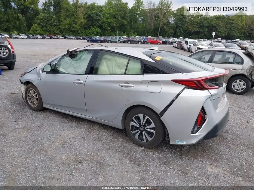 2017 Toyota Prius Prime Premium VIN: JTDKARFP3H3049993 Lot: 45636416