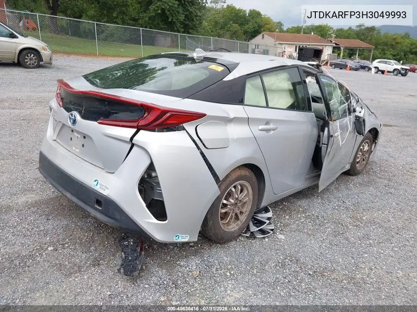 2017 Toyota Prius Prime Premium VIN: JTDKARFP3H3049993 Lot: 45636416