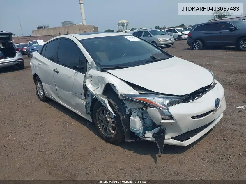 2018 Toyota Prius Four VIN: JTDKARFU4J3057483 Lot: 45627821