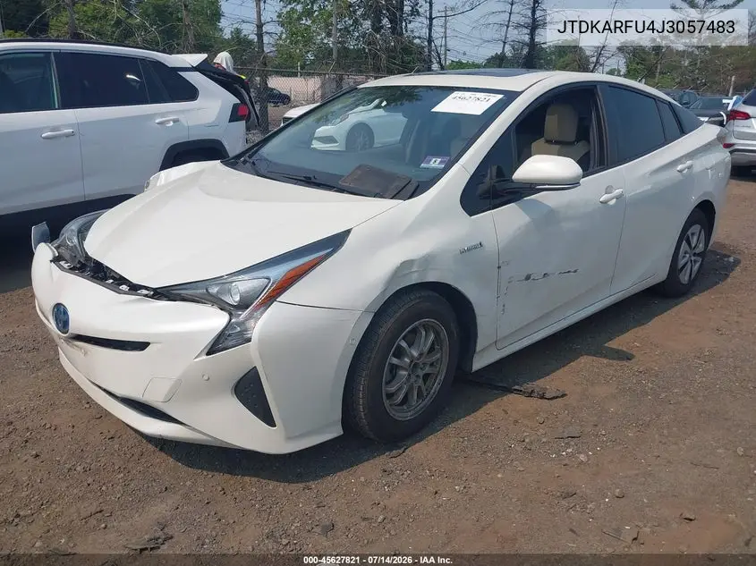2018 Toyota Prius Four VIN: JTDKARFU4J3057483 Lot: 45627821