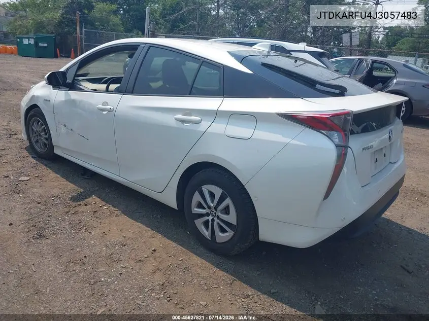 2018 Toyota Prius Four VIN: JTDKARFU4J3057483 Lot: 45627821