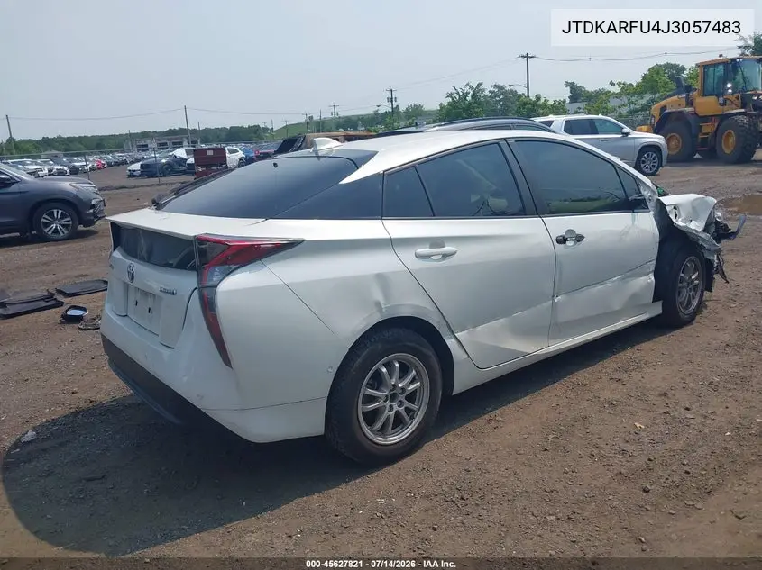2018 Toyota Prius Four VIN: JTDKARFU4J3057483 Lot: 45627821