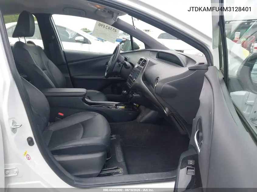 2021 Toyota Prius 2020 Edition VIN: JTDKAMFU4M3128401 Lot: 45382490
