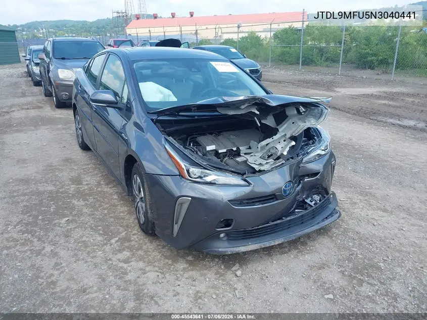 2022 Toyota Prius Le Awd-E VIN: JTDL9MFU5N3040441 Lot: 45543641