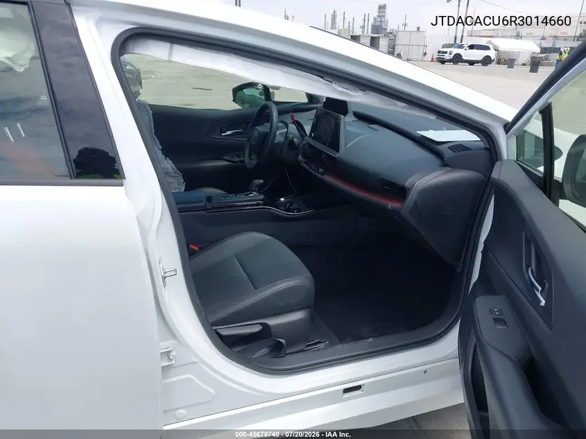 2024 Toyota Prius Prime Xse VIN: JTDACACU6R3014660 Lot: 45678740