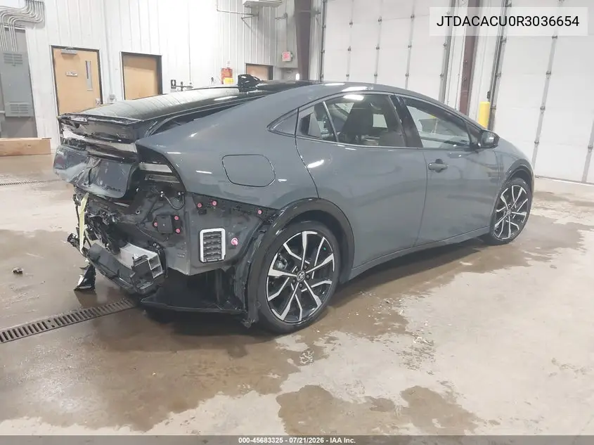 2024 Toyota Prius Prime Xse Premium VIN: JTDACACU0R3036654 Lot: 45683325