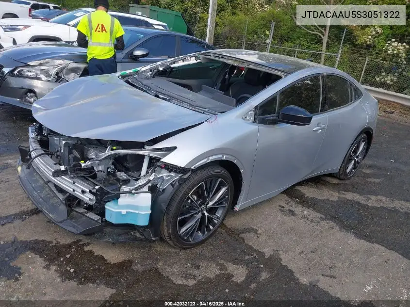 JTDACAAU5S3051322 2025 Toyota Prius Xle