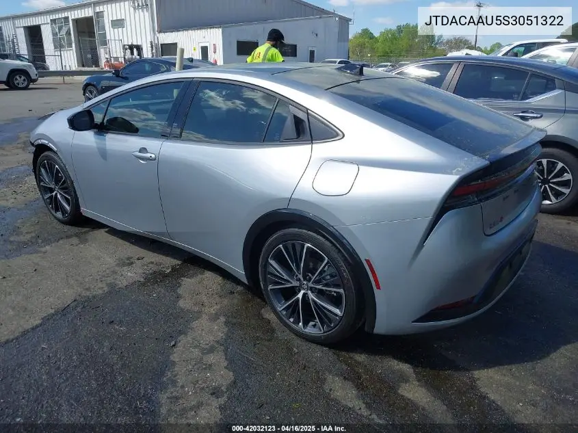 JTDACAAU5S3051322 2025 Toyota Prius Xle