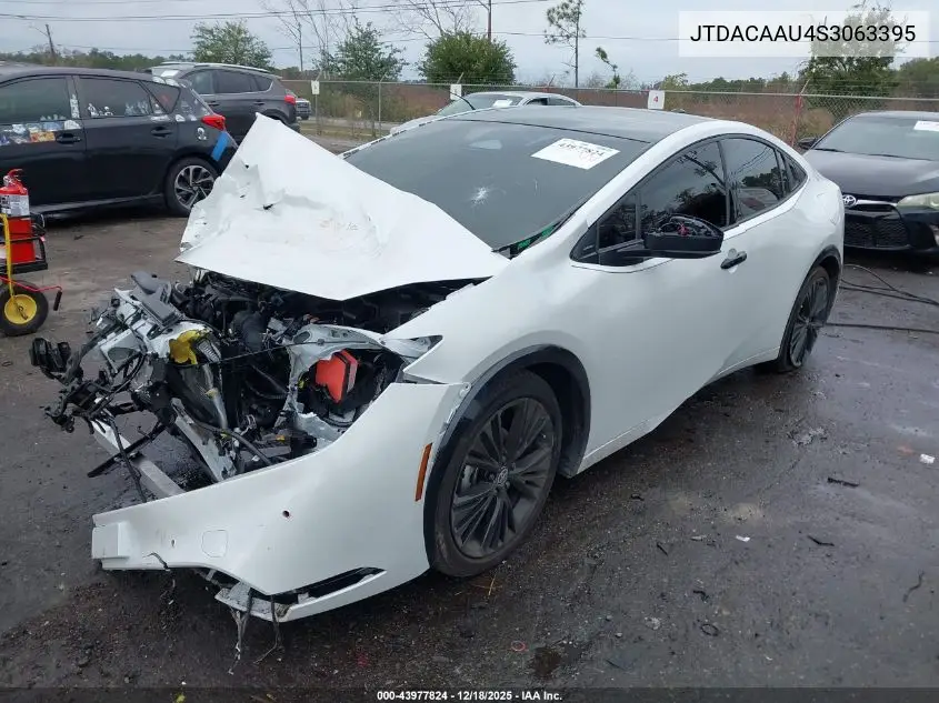 JTDACAAU4S3063395 2025 Toyota Prius Nightshade