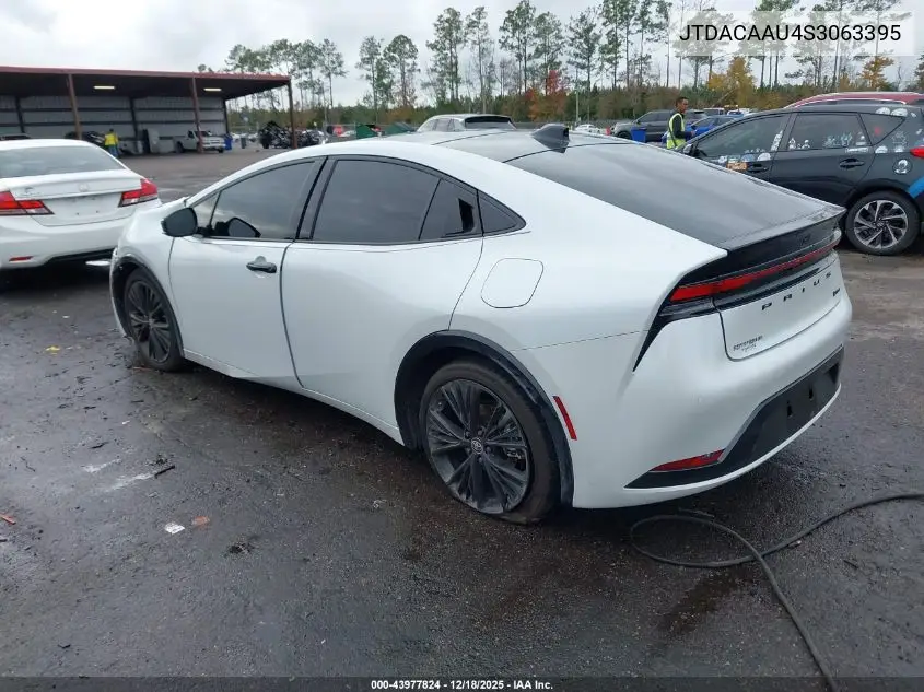 JTDACAAU4S3063395 2025 Toyota Prius Nightshade